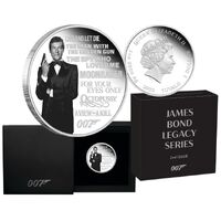 2022 James Bond Legacy Series – 2nd issue 1OZ Silver Proof Coloured Coin