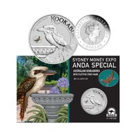 2022 Australian Kookaburra 1oz Silver w/ Platypus Privy Mark - Sydney ANDA Money Expo