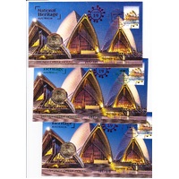 2021 Sydney Opera House - Newcastle Stamp and Coin Expo PNC Trio