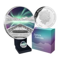 2022 $1 Aurora Australis 1oz Silver Proof Coloured Coin