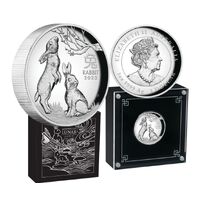 2023 Australian Lunar Series III - Year of the Rabbit 1oz Silver High Relief Coin