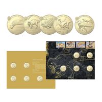 2022 Australian Dinosaurs Five-Coin Privy Mark Limited-Edition PNC