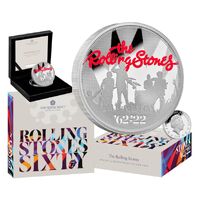 2022 £2  The Rolling Stones 1oz Silver Proof Coin