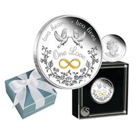 2023 $1 One Love 1oz Silver Proof Coin