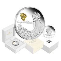 2023 $1 Wedding 1oz Silver Proof Coin