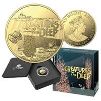 2023 $10 C Mintmark Creatures Of The Deep 1/10oz Gold Proof Coin