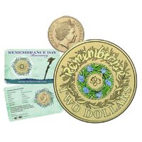 2017 $2 Rosemary Carded Coin