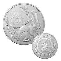 2023 $1 Year of the Rabbit 1oz Silver Bullion Coin