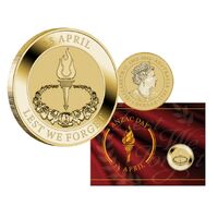 2023 ANZAC Day Coin In Card