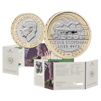 2023 The Centenary of Flying Scotsman 2023 UK £2 Brilliant Uncirculated Coin