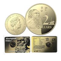 2020 $2 Aboriginal Elder UNC Carded Coin