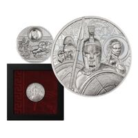 2023 $5 Sparta  Ultra High Relief 1oz Silver Proof Coin