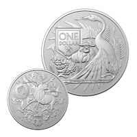 2023 $1 Queensland Coat of Arms 1oz Silver Bullion Coin