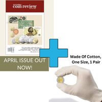 Coin Gloves + 2023 April Cover - Australian Coin Review Magazine COMBO