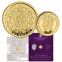 2023 The Coronation of His Majesty King Charles 1/40th Oz Gold Proof