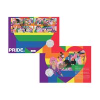 2022 50p 50 Years of Pride UK Brilliant Uncirculated Coin Cover