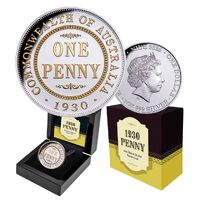 1930 Penny 90th Anniversary 2020 $1 Gilded 1oz Silver Proof Coin