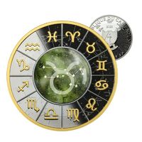 2023 Zodiac Signs - Taurus 17.50g Silver Black Proof Coin