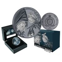 2023 $1 Australia at Night Flying Fox 1oz Silver Black Proof Coin