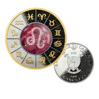 2023 Zodiac Signs - Leo 17.50g Silver Black Proof Coin