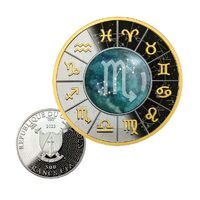 2023 Zodiac Signs - Scorpio 17.50g Silver Black Proof Coin