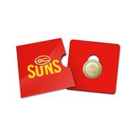 2023 $1 AFL Gold Coast SUNS AlBr UNC