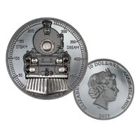 2023 $10 The Journey Train Steam Dream 2oz Silver Black Proof Coin