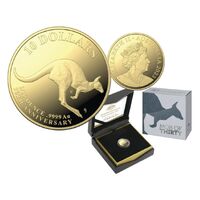 2023 $10 Mob of Thirty - 30th Anniversary of the Kangaroo Series 1/10oz Gold ‘C’ Mintmark Proof Coin