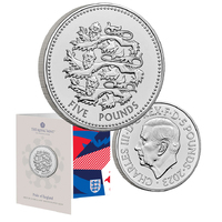 2023 £5 Pride of England Brilliant UNC Coin