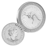 2020 $1 Kangaroo 1oz Silver Brilliant Uncirculated Coin