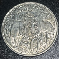 1 x 1966 Round 50c Worn/Circulated Condition in 2x2 Flip