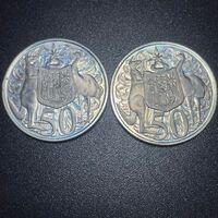 1 x Proof Strike 1966 Round 50c Worn/Circulated Condition in 2x2 Flip
