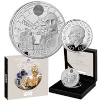 2023 £2 Star Wars R2-D2 and C-3PO UK 1oz Silver Proof Coin