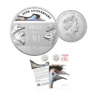 2023 20c 35th Anniversary of Edward the Emu Coin in Card