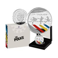 2023 £2 Music Legends-The Police UK 1oz Colour Silver Proof Coin