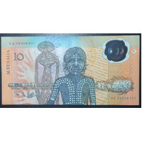 1988 $10 Bicentenary AA09 NPA Blue Folder Collectors Issue Banknote AUNC - No Packaging