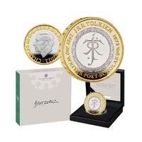 2023 £2 Celebrating the Life and Work of JRR Tolkien UK Silver Proof Coin