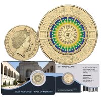 2017 $2 Lest We Forget Al-Br Coin Pack Style 2