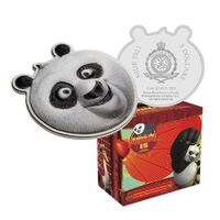 2023 $5 Kung Fu Panda 2oz Silver High Relief Po Shaped Coin