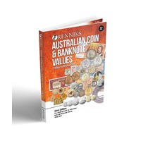 Hard Cover Australian Coin & Banknote Values Book - Renniks 32nd Edition