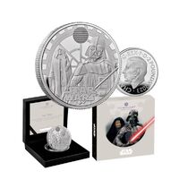 2023 £2 Star Wars Darth Vader and Emperor Palpatine UK 1oz Silver Proof Coin