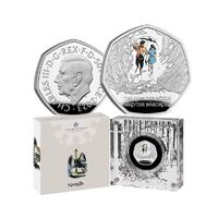  2023 50p The Lion, the Witch and the Wardrobe Silver Proof Coloured Coin