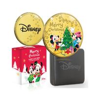 2023 Mickey & Minnie Merry Christmas Gold-plated Commemorative