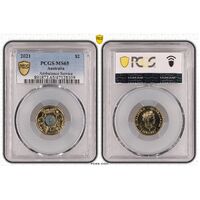 MS65 2021 $2 Ambulance Service PCGS Certification Number: 47128109