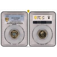 MS65 2021 $2 Ambulance Service PCGS Certification Number: 47128113