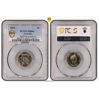 MS64 2021 $2 Ambulance Service PCGS Certification Number: 47128112