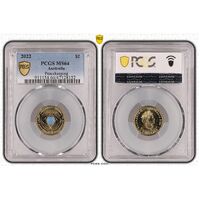 MS64 2022 $2 Peacekeeping PCGS Certification Number: 47128152