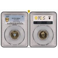 MS64 2022 $2 Peacekeeping PCGS Certification Number:47128174