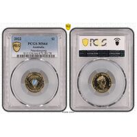 MS64 2022 $2 Peacekeeping PCGS Certification Number: 47128178