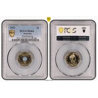 MS64 2022 $2 Peacekeeping PCGS Certification Number: 47128186